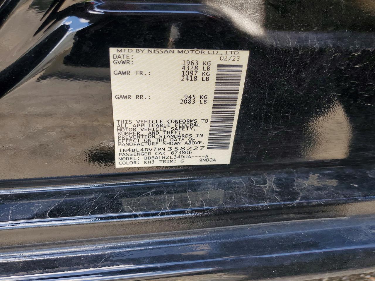 Nissan Altima Sv