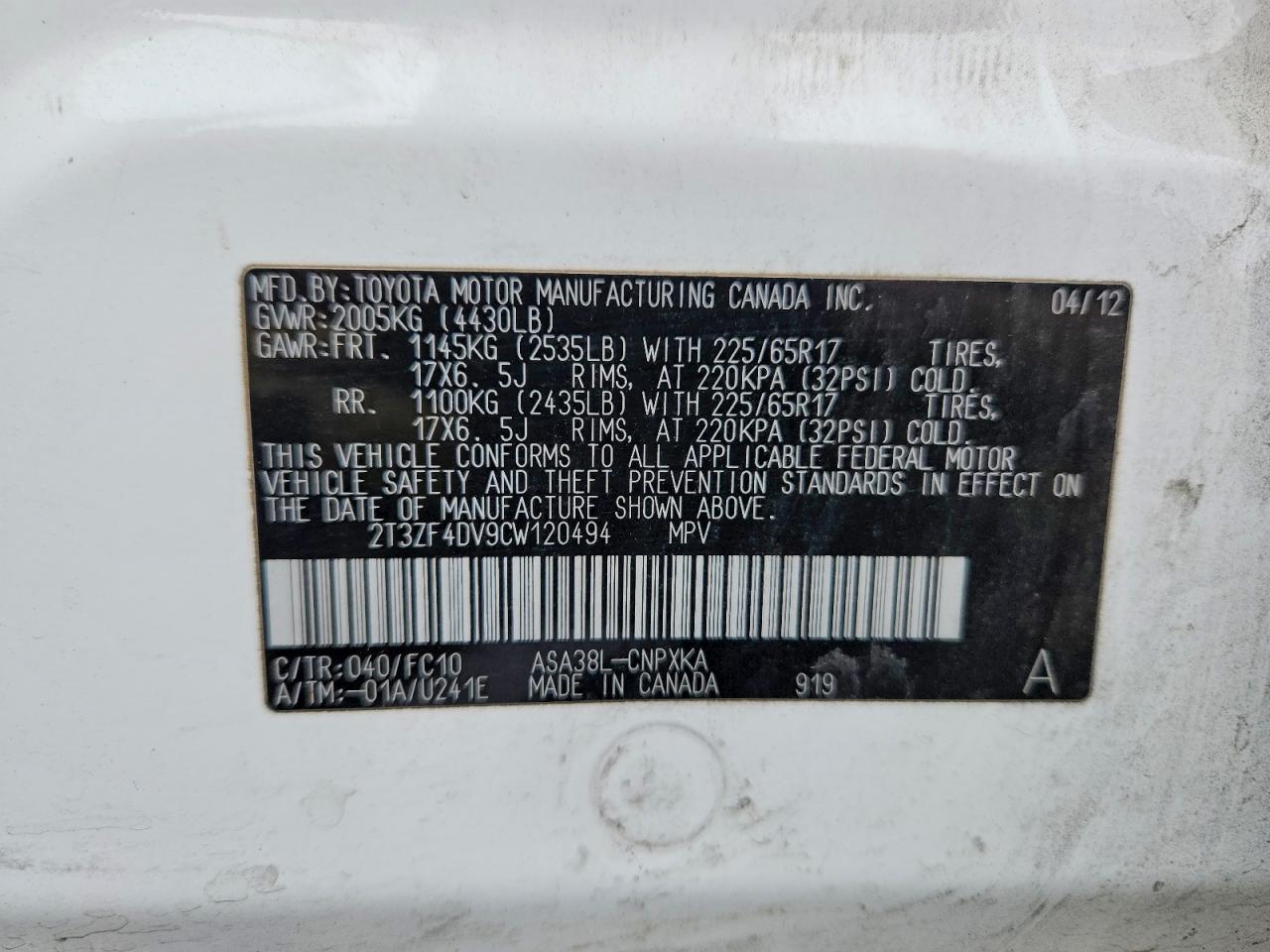 Toyota RAV4 Base