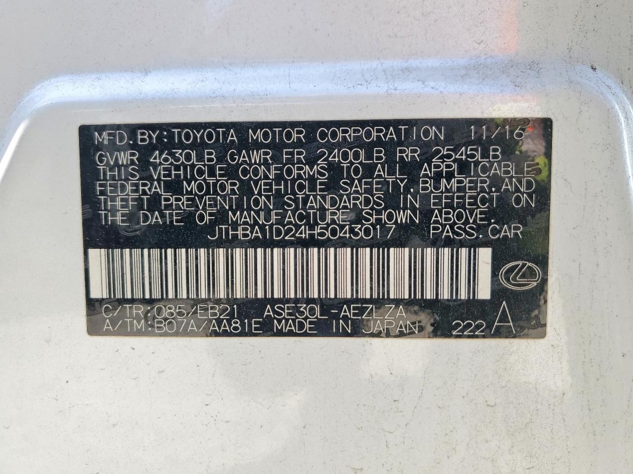 Lexus Is 200t