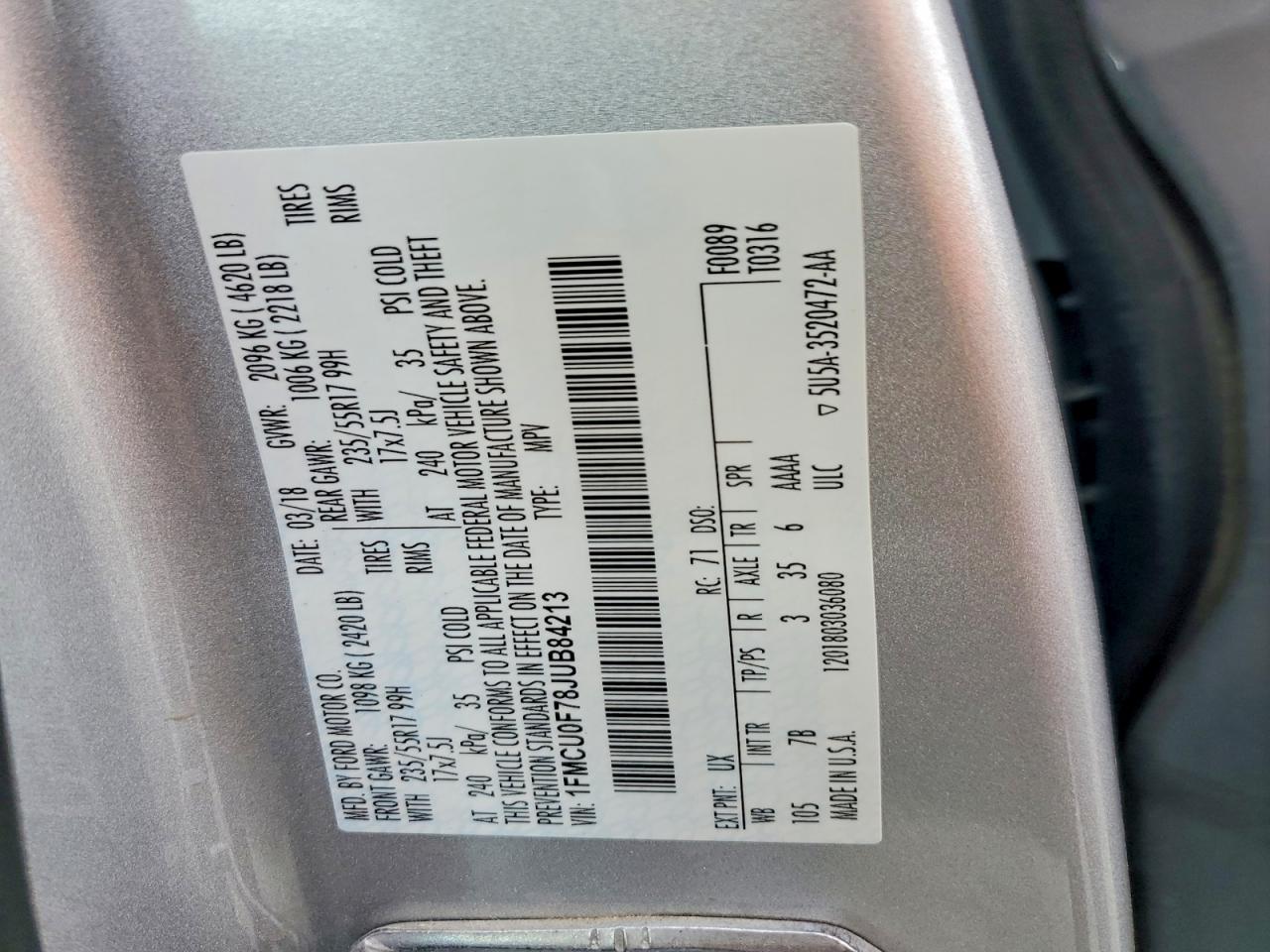 Ford Escape S
