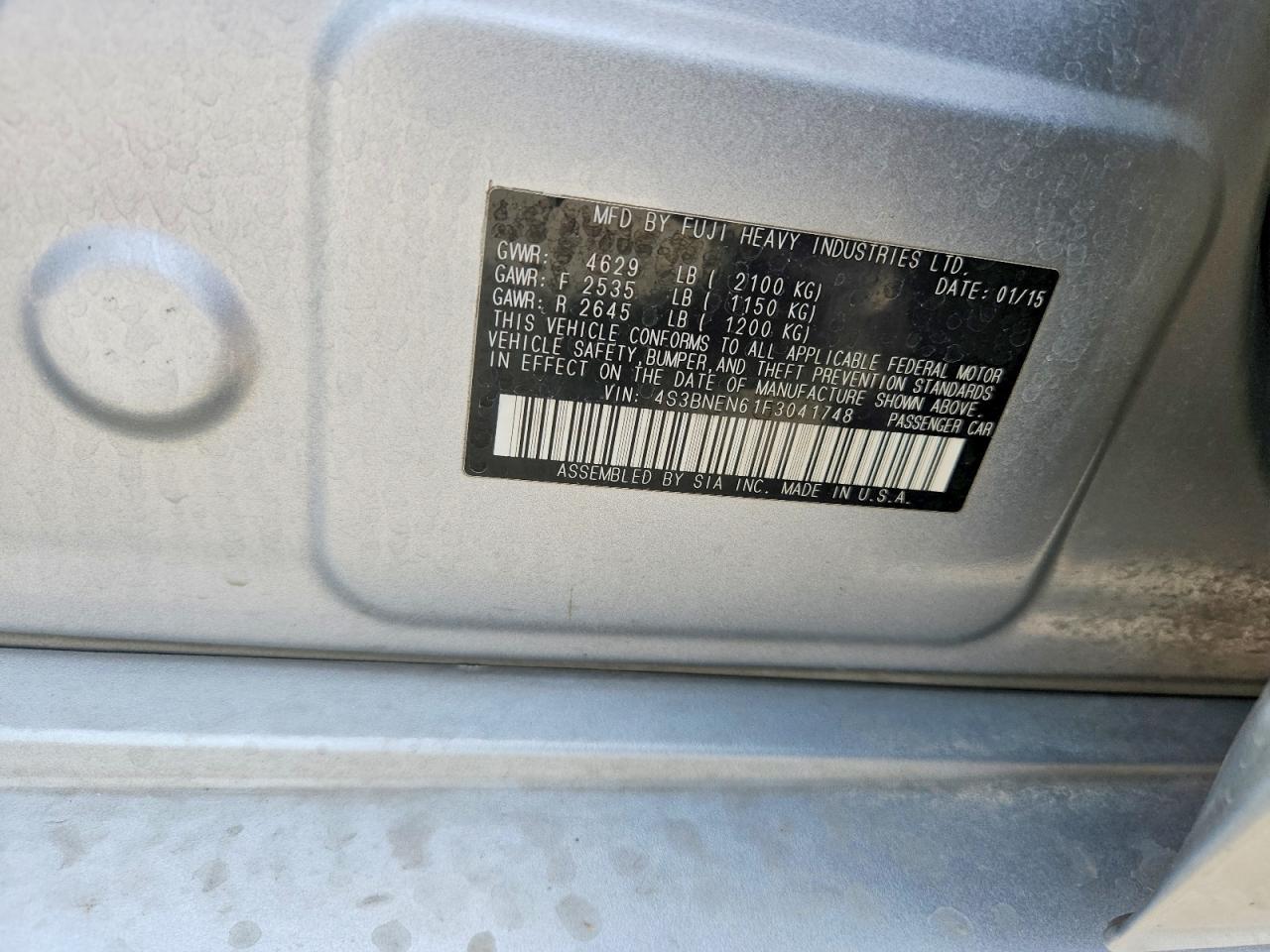 Subaru Legacy 3.6r Limited