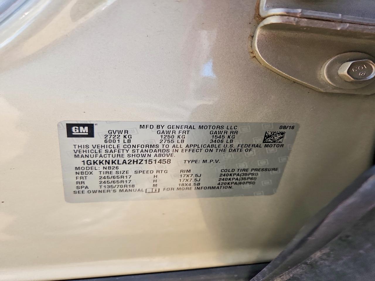GMC Acadia Sle