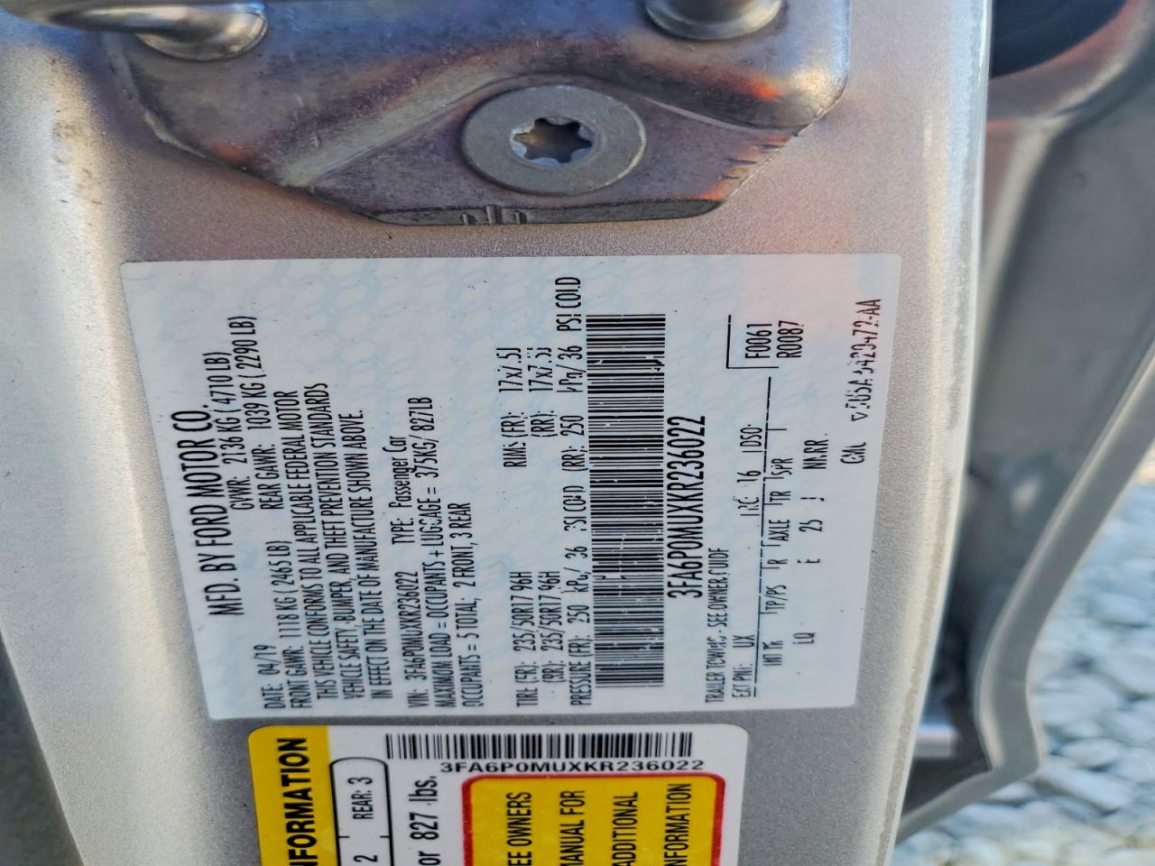Ford Fusion Sel