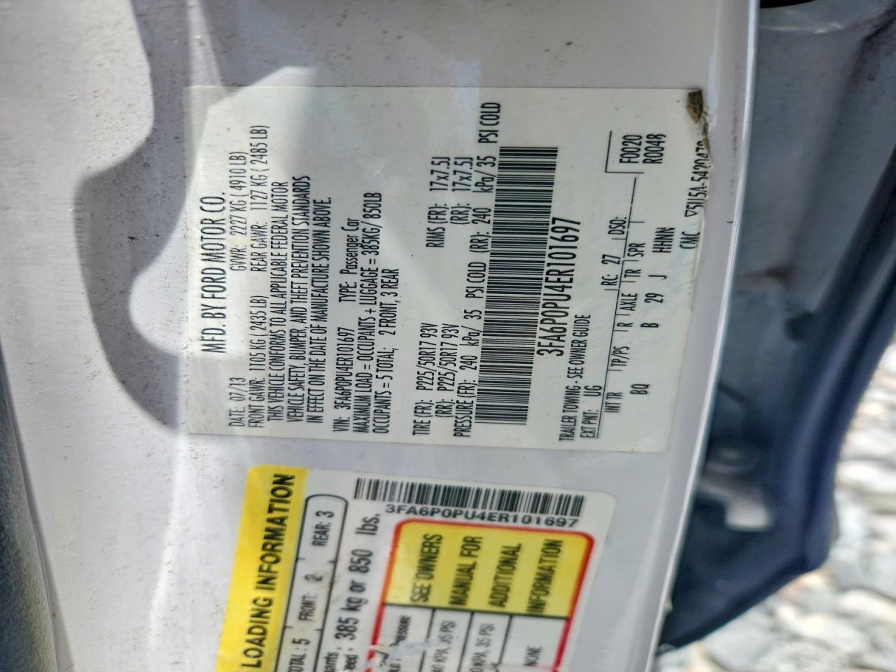 Ford Fusion Se Phev