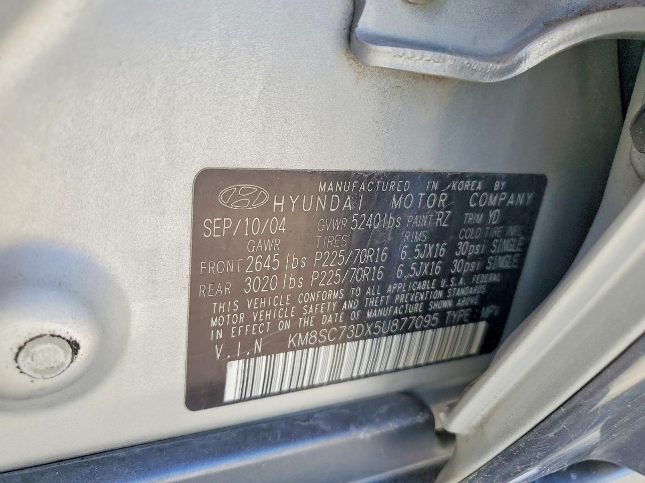 Hyundai SANTA FE Gls