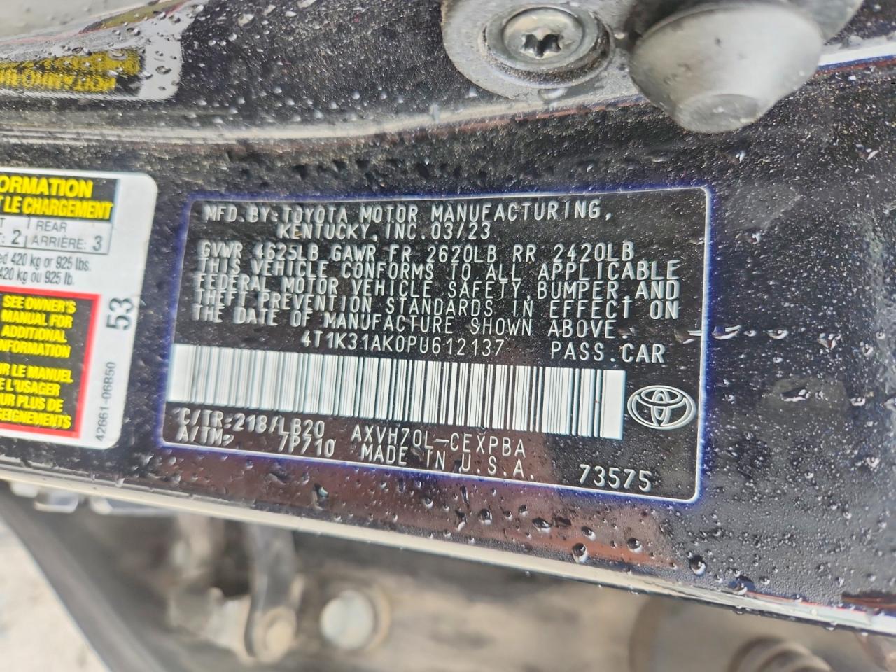 Toyota Camry Xse