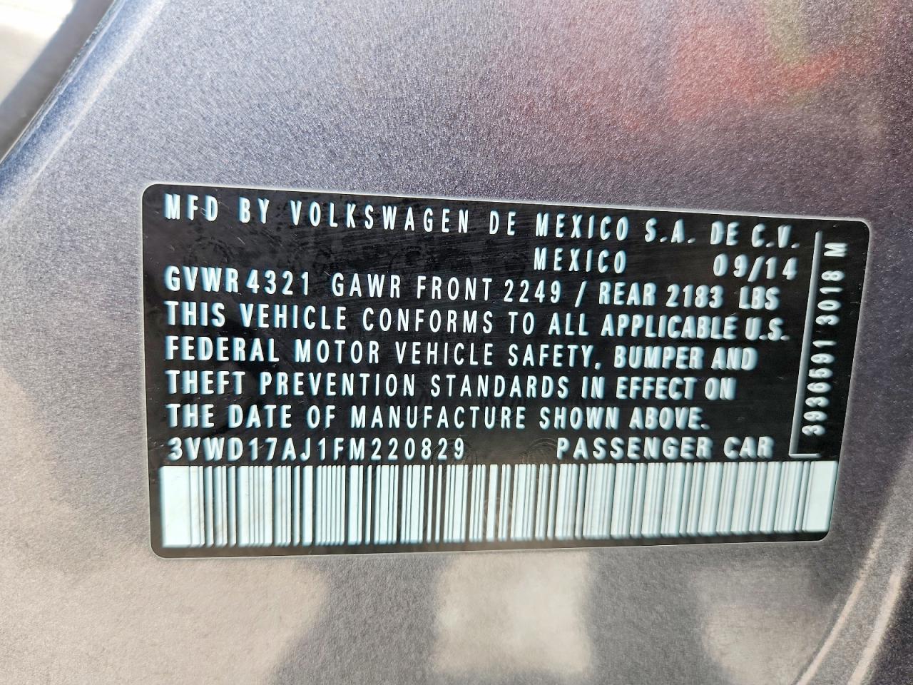 Volkswagen Jetta Se