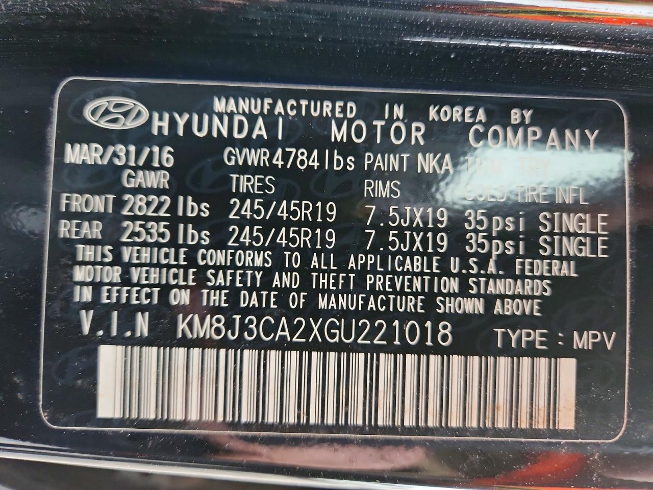 Hyundai TUCSON Limited
