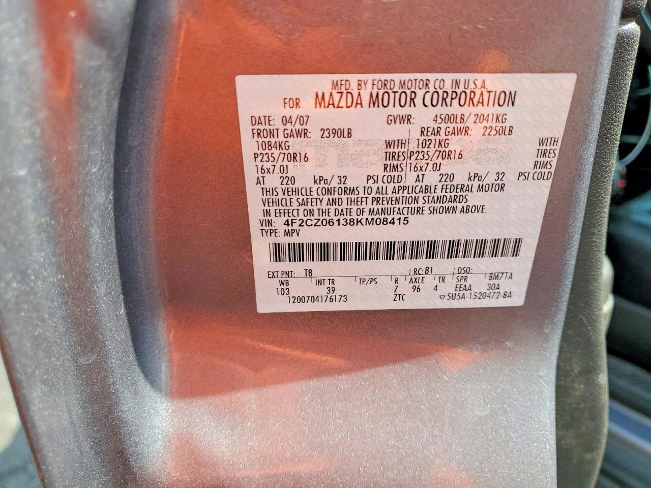 Mazda Tribute S