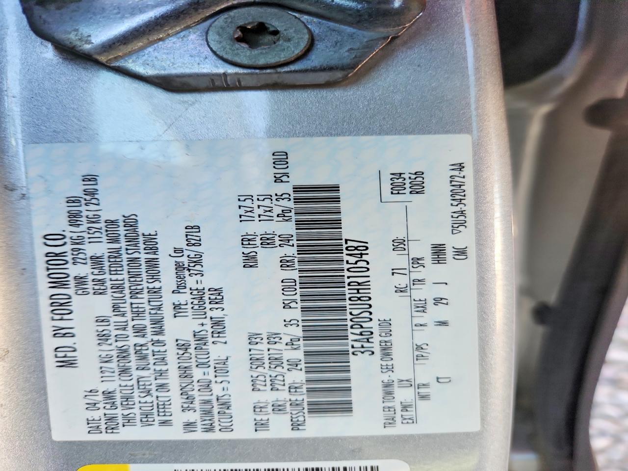Ford Fusion Titanium Phev