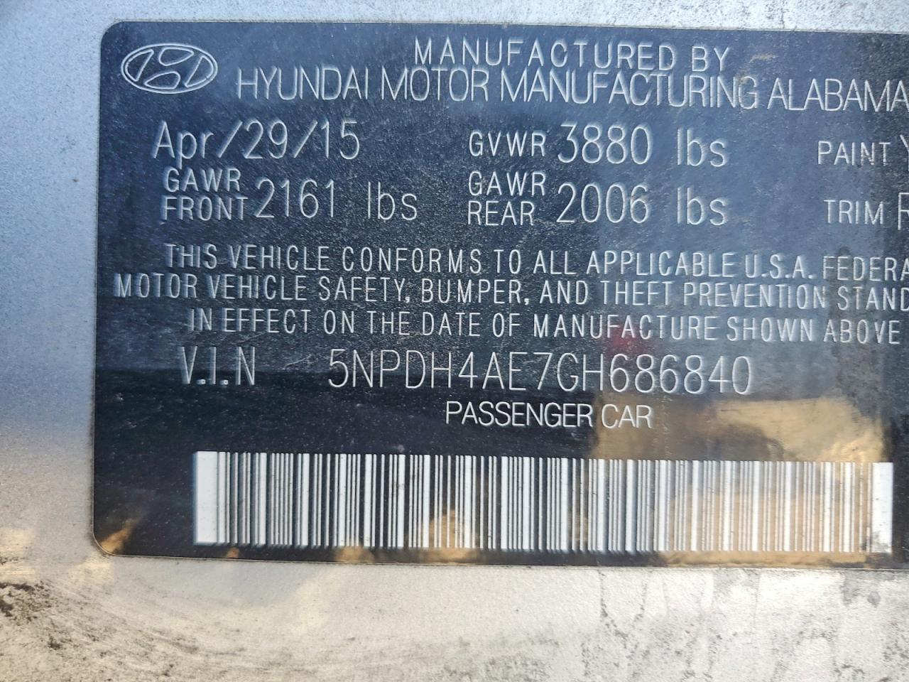 Hyundai ELANTRA Se