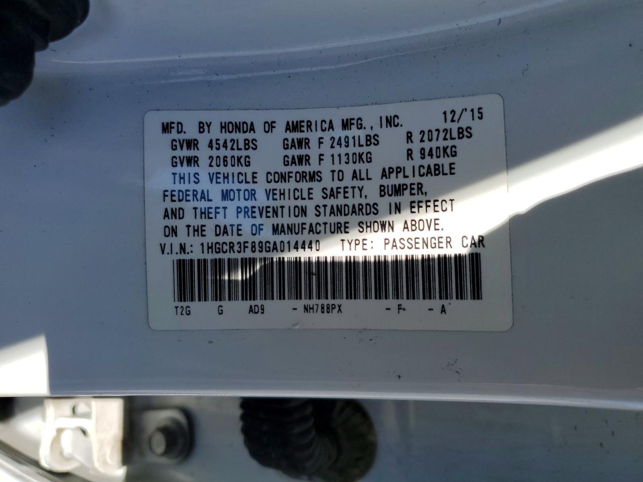 Honda Accord Exl