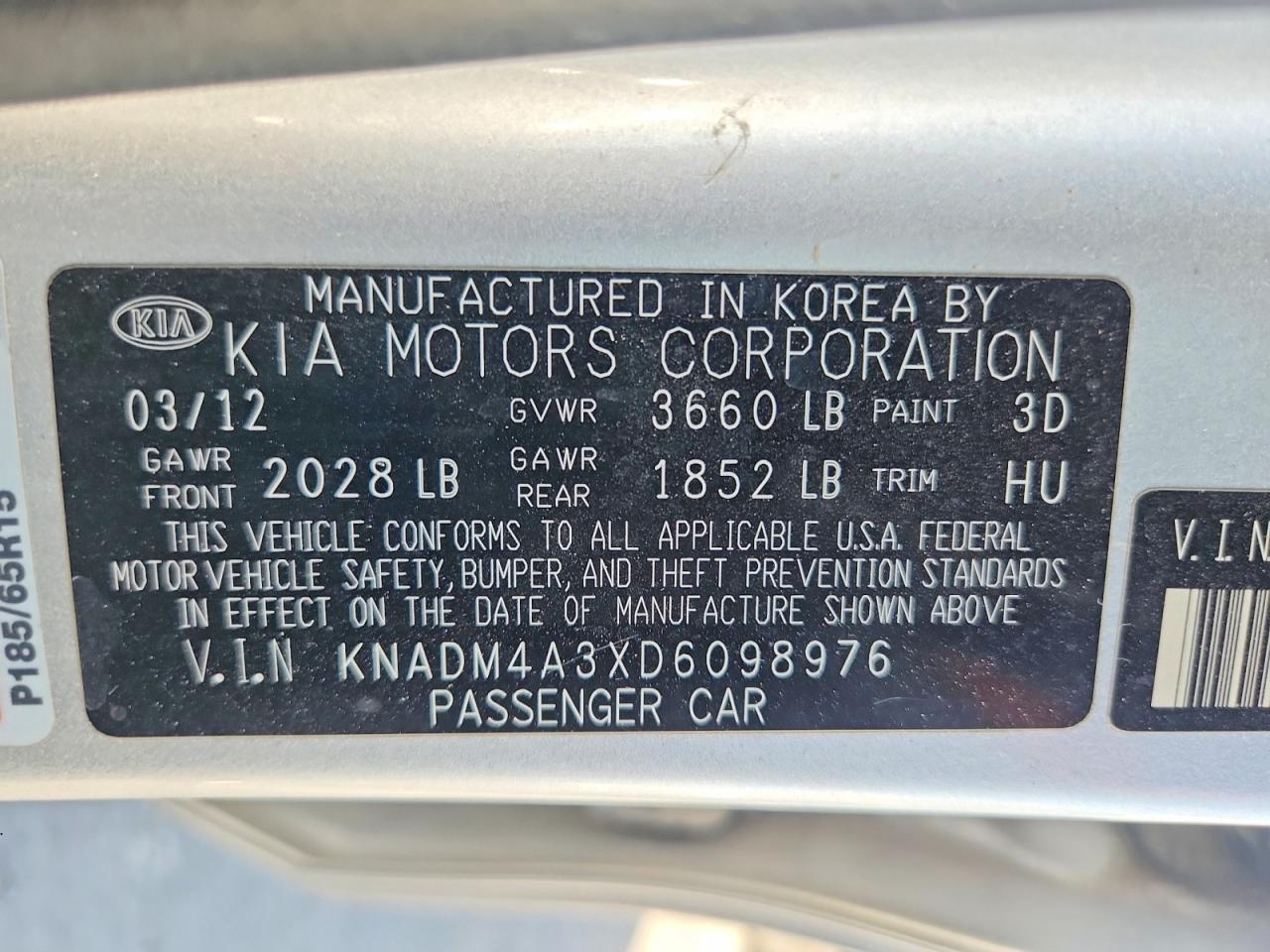 Kia Rio Lx