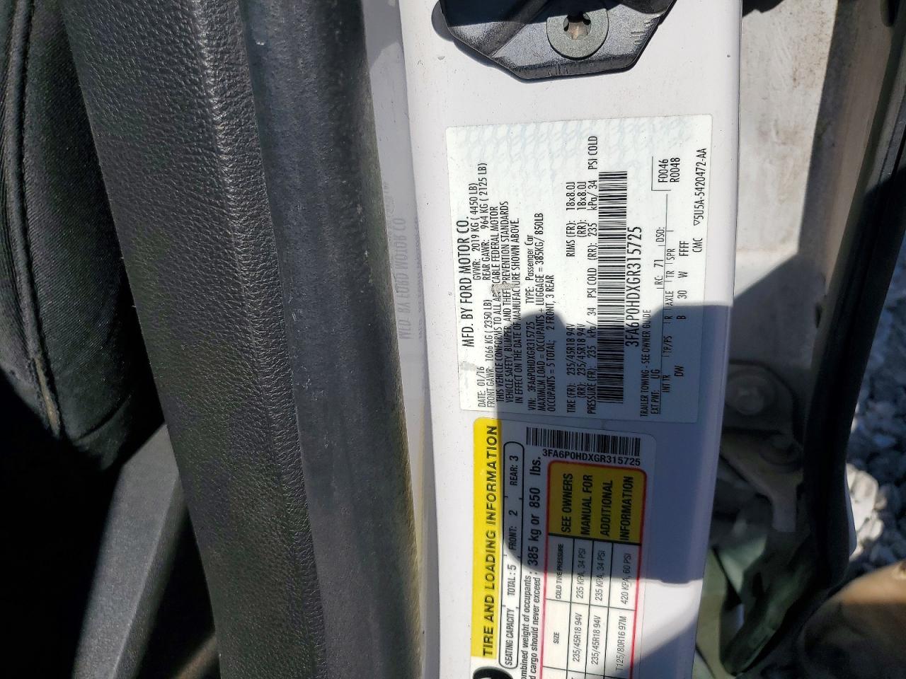 Ford Fusion Se