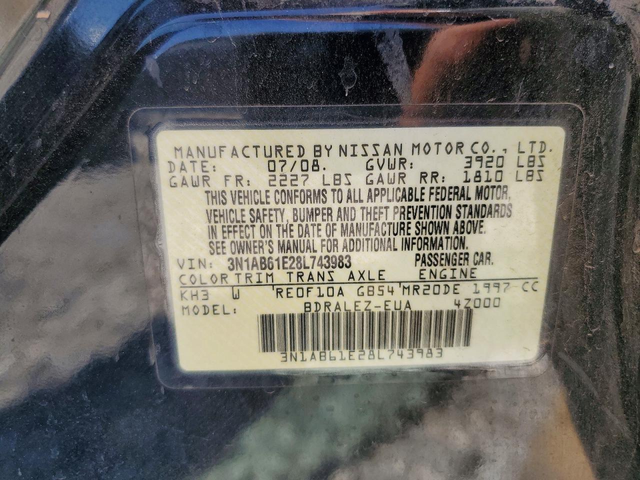 Nissan Sentra 2.0
