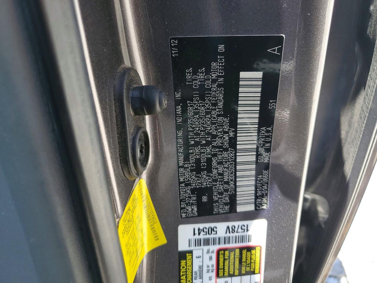 Toyota Sienna Le