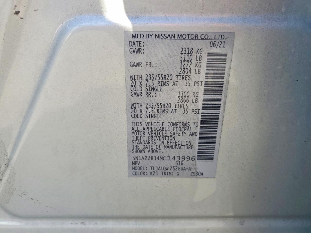 Nissan Murano Sv