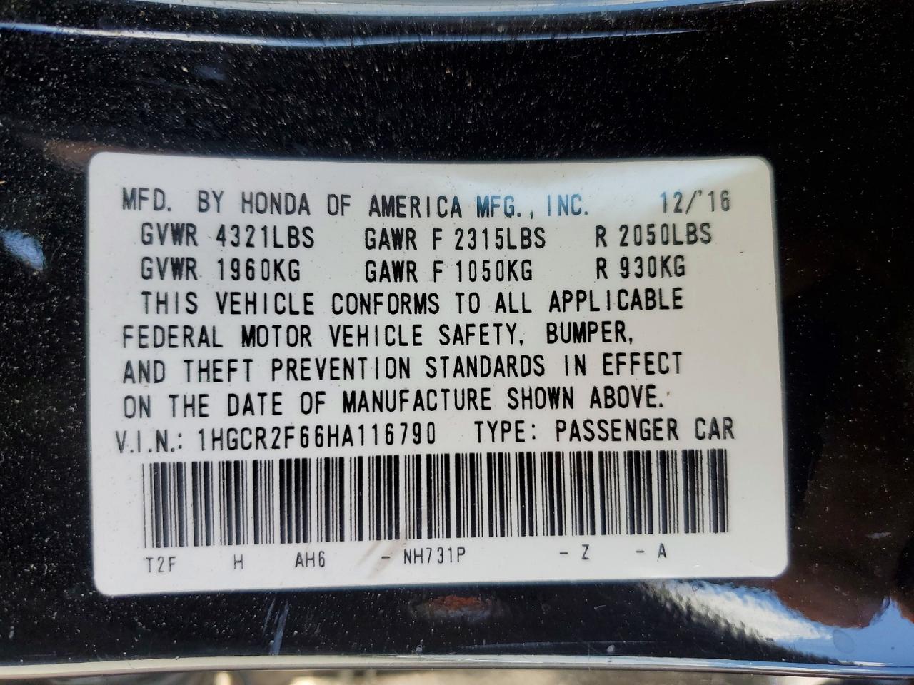 Honda Accord Sport