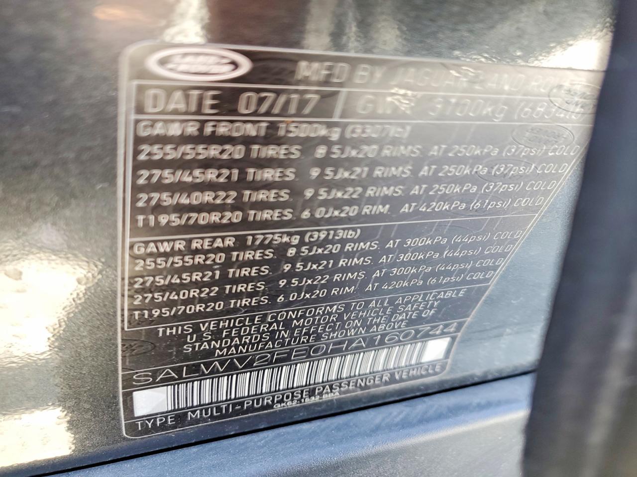 Land Rover Range Rover Autobiography
