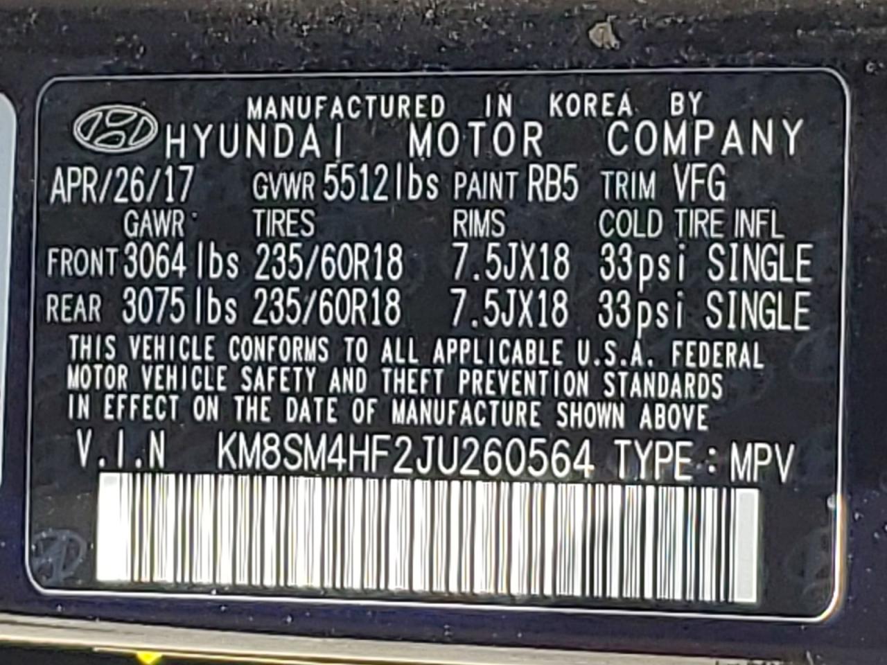 Hyundai SANTA FE Se