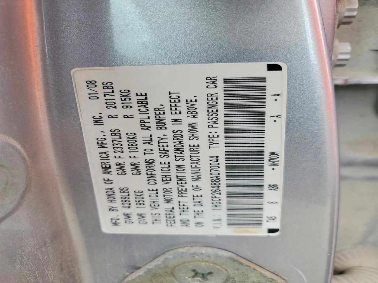 Honda Accord Lxp