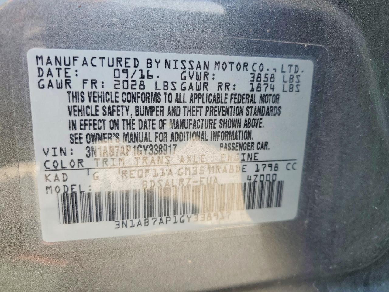 Nissan Sentra Sr