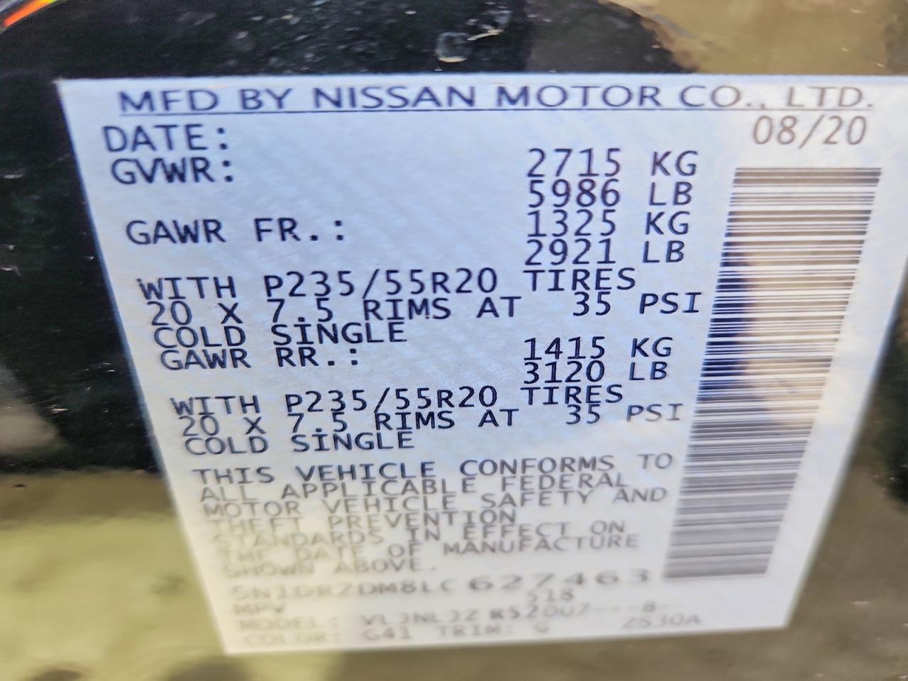 Nissan Pathfinder Platinum