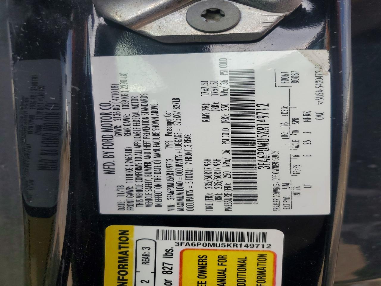 Ford Fusion Sel
