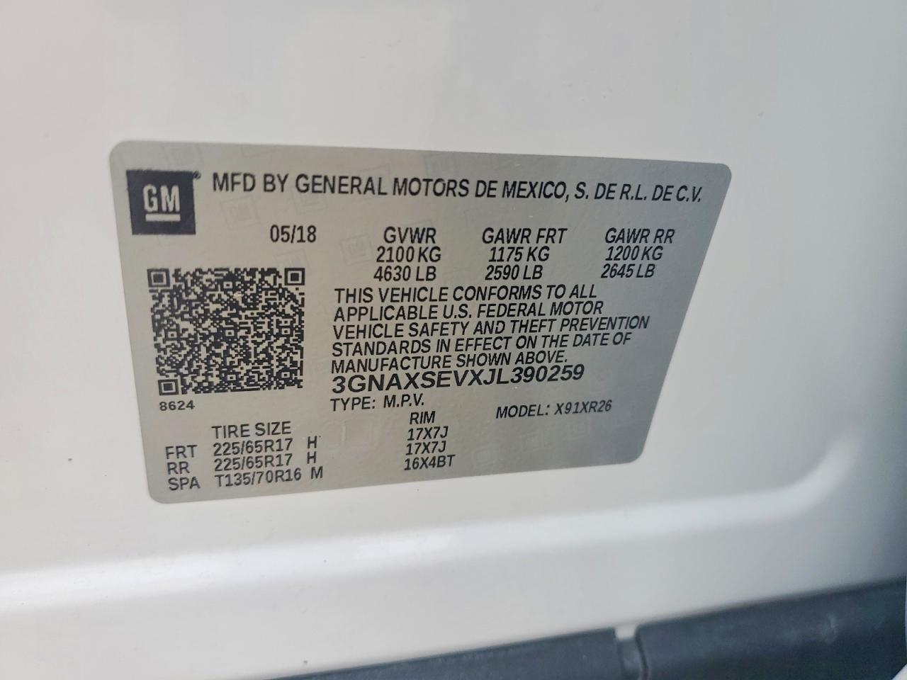 Chevrolet Equinox Lt