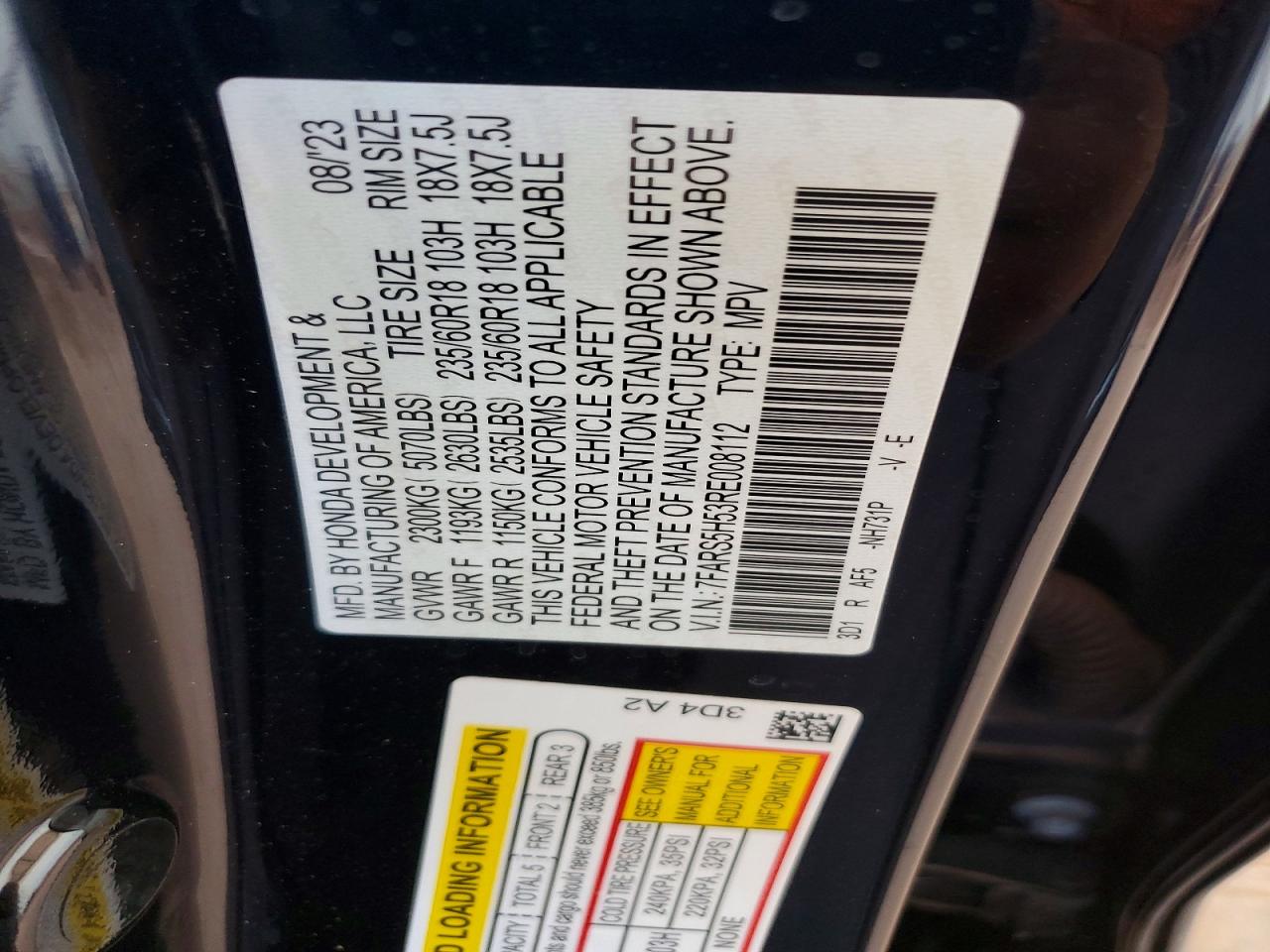 Honda Crv Sport