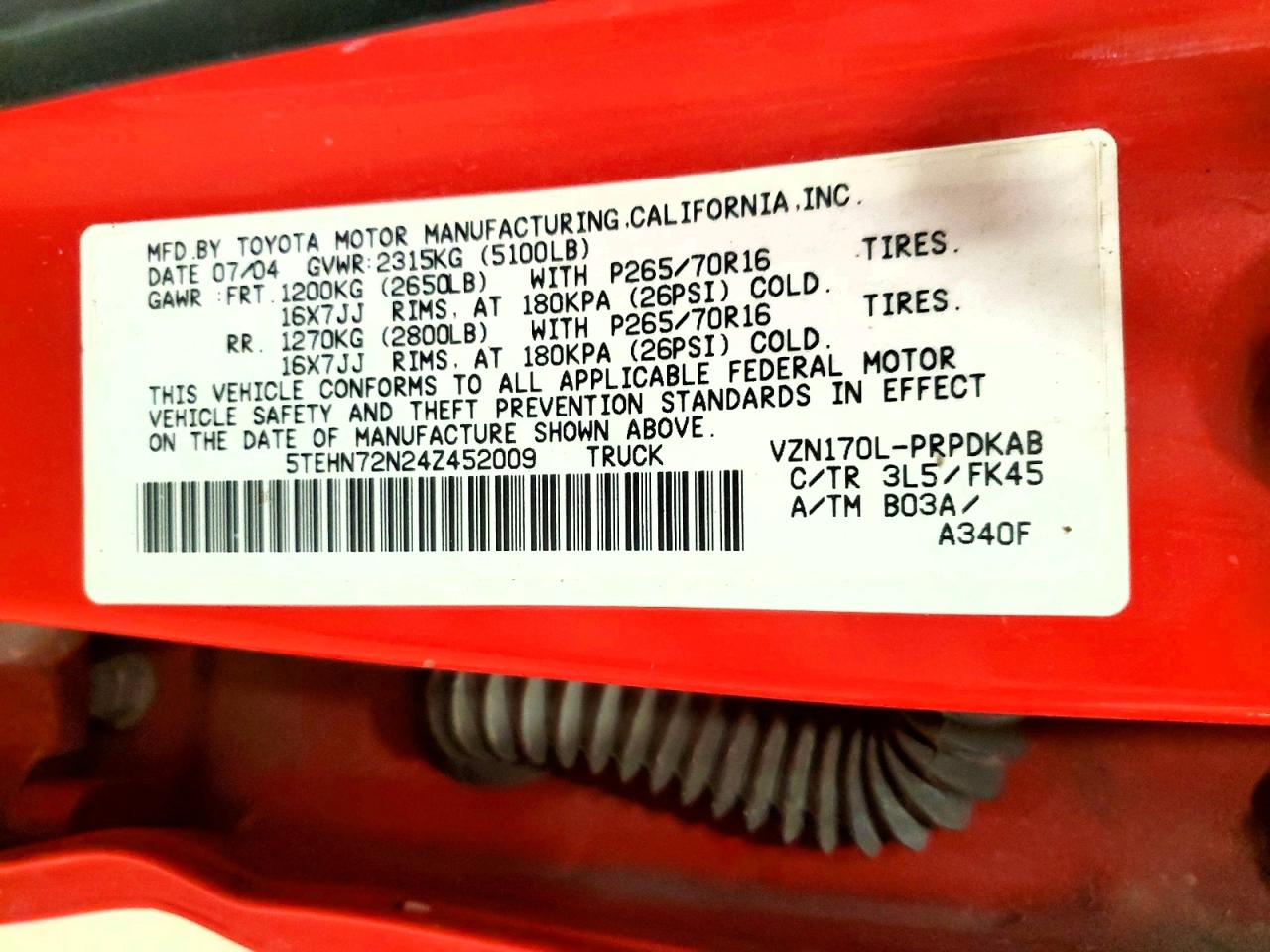 Toyota Tacoma V6