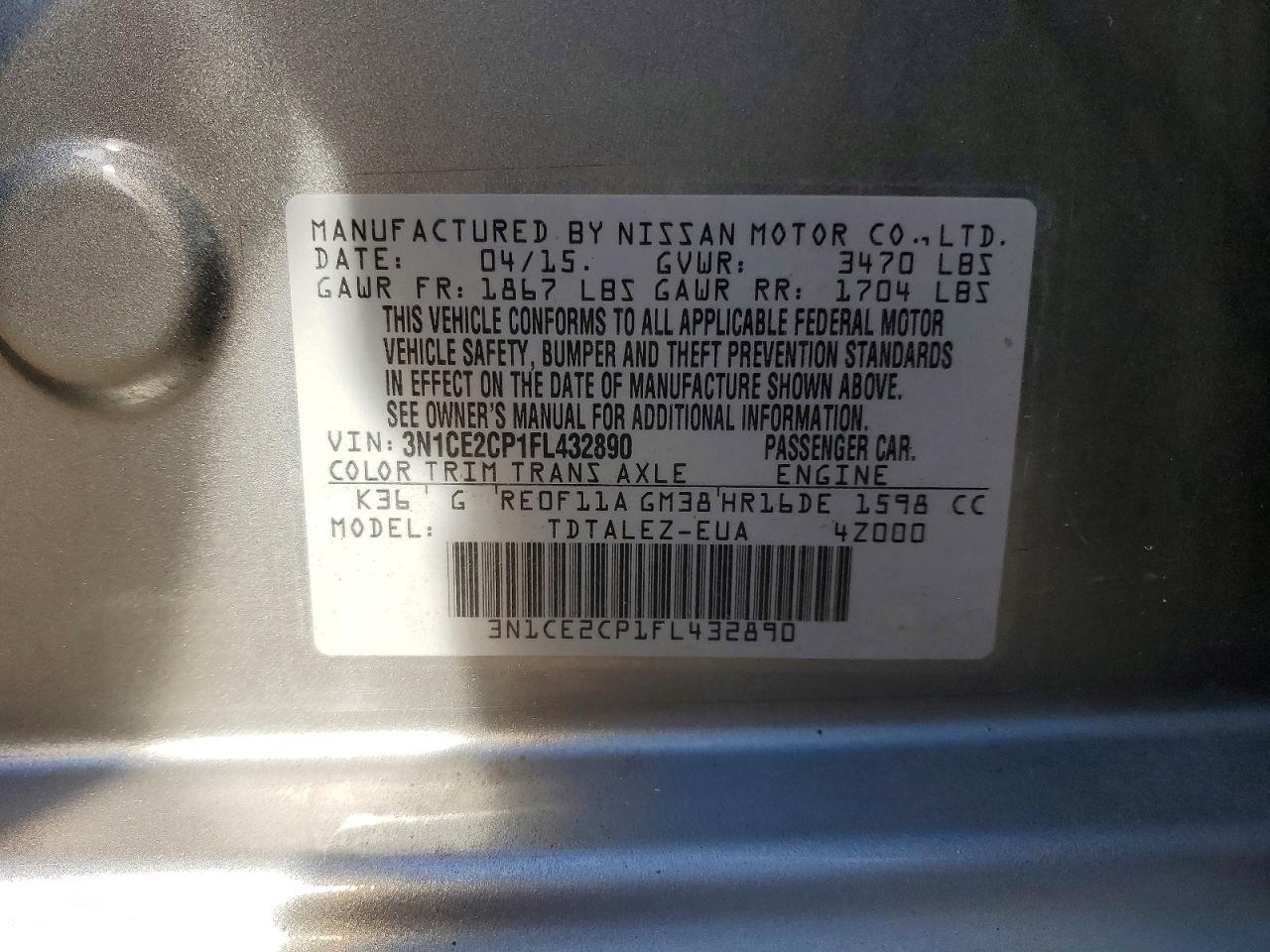 Nissan Versa S