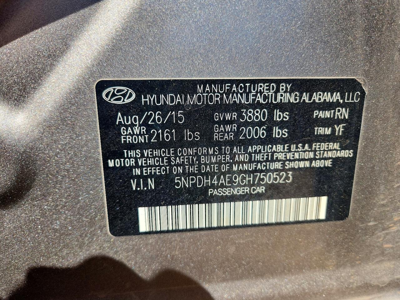 Hyundai ELANTRA Se