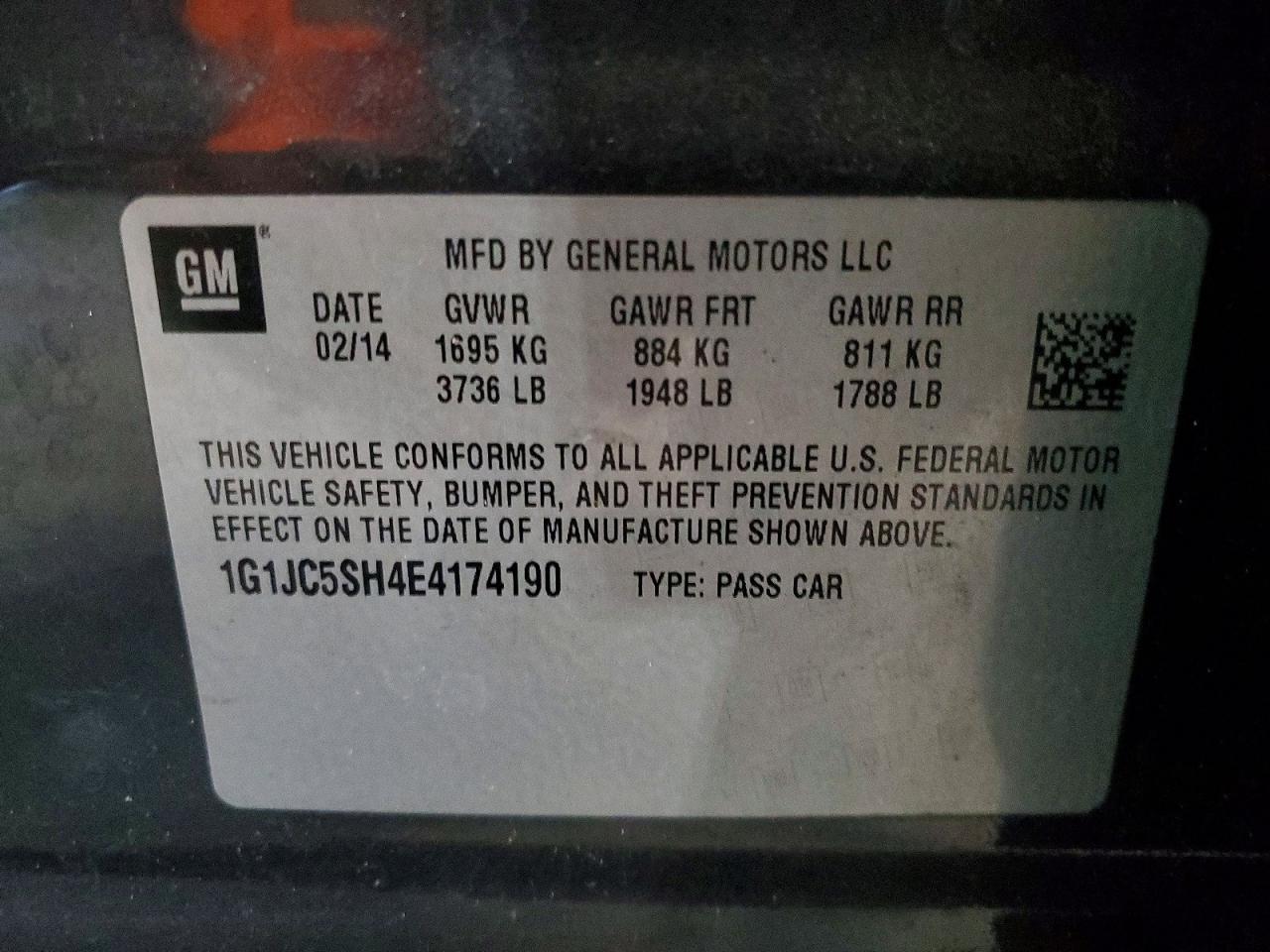 Chevrolet Sonic Lt