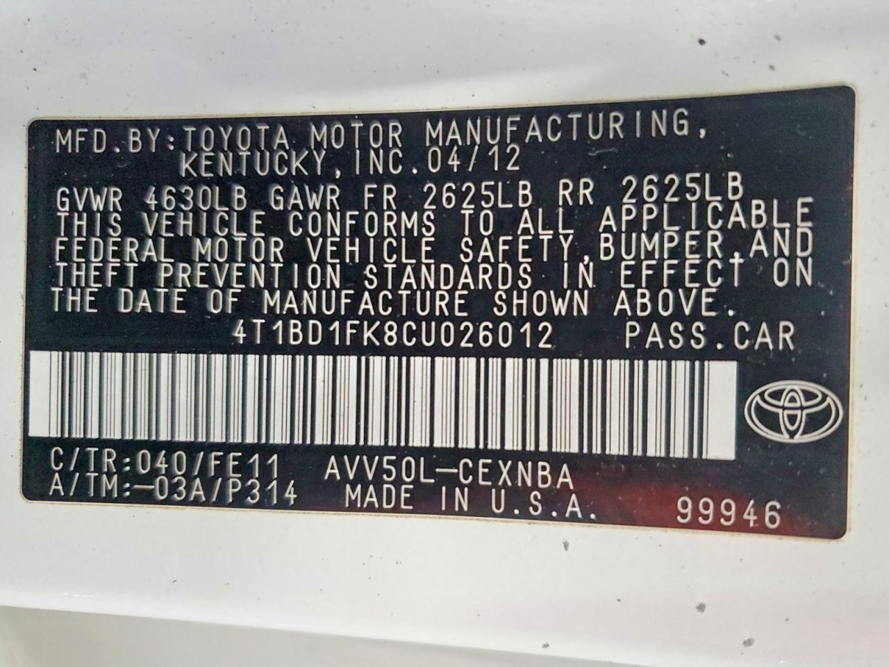 Toyota Camry Hybrid