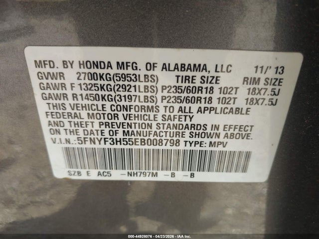 Honda Pilot Ex-l