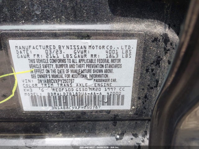 Nissan Sentra Sv Xtronic Cvt
