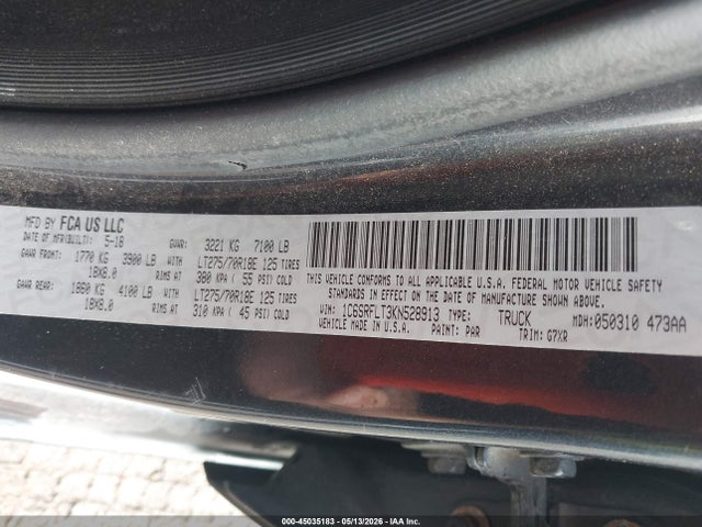 Ram 1500 Rebel  4x4 5'7 Box
