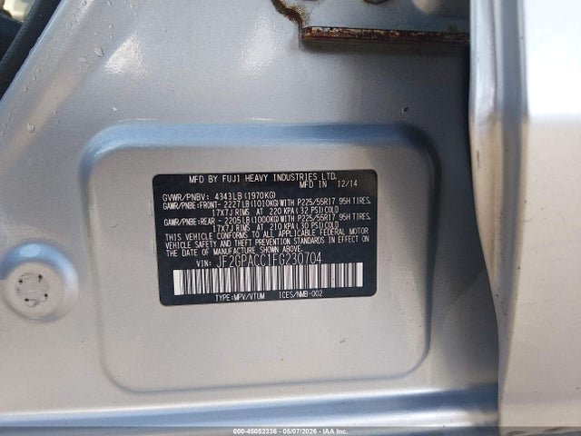 Subaru Crosstrek 2.0i Premium