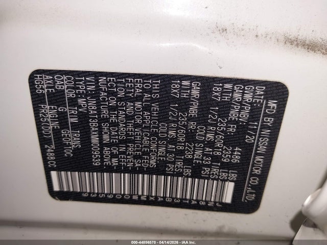 Nissan Rogue Sv Fwd