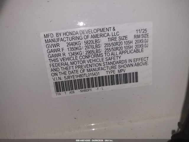 Acura MDX Advance Package