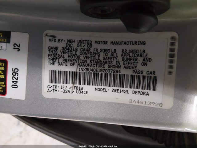 Toyota Corolla Le