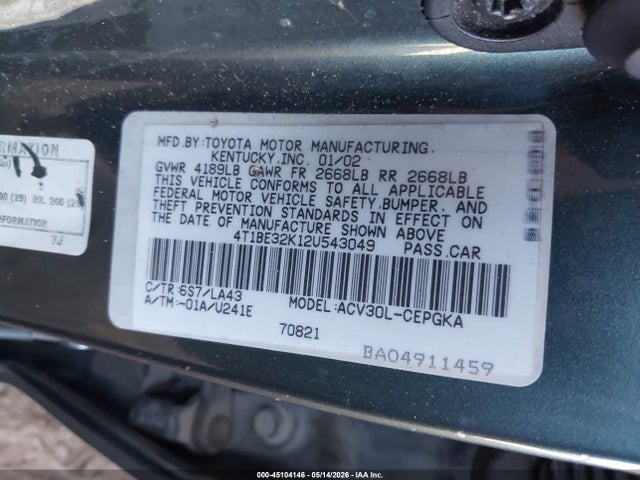 Toyota Camry Xle