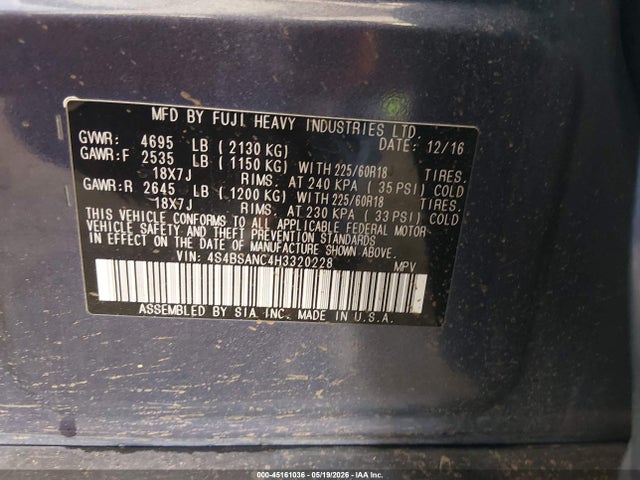 Subaru Outback 2.5i Limited