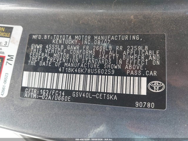 Toyota Camry Se V6