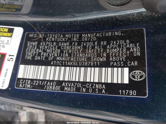 Toyota Camry Le