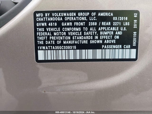 Volkswagen Passat 1.8t S