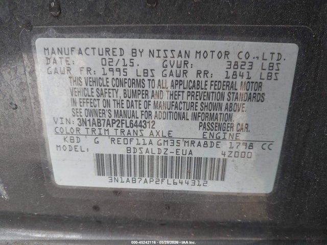 Nissan Sentra Sv