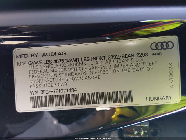 Audi A3 2.0t Premium
