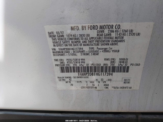 Ford Taurus Se
